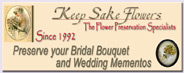 Preserve your bridal bouquet and wedding mementos with Keep Sake Flowers Co. We guarantee forever preservation of your Miami wedding bouquet... certified bridal bouquet and wedding gown preservation...